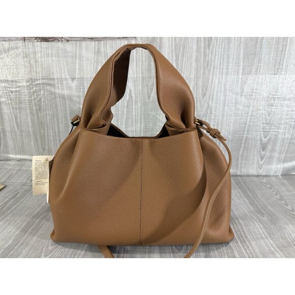 Polene Handbags - Polene Numéro Neuf Leather Crossbody Shoulder Bag Color Camel